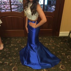 Blue prom/sweet 16 dress